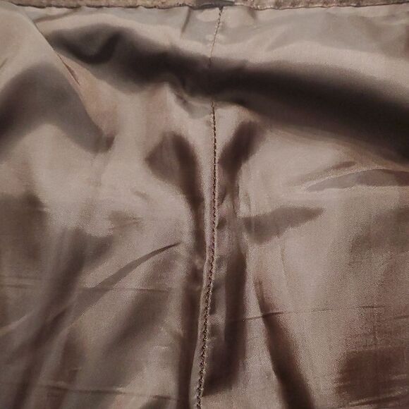 Women's suede pants, by think tank. Y2K  Completely lined. Size 6. Brownish gray - Picture 7 of 10